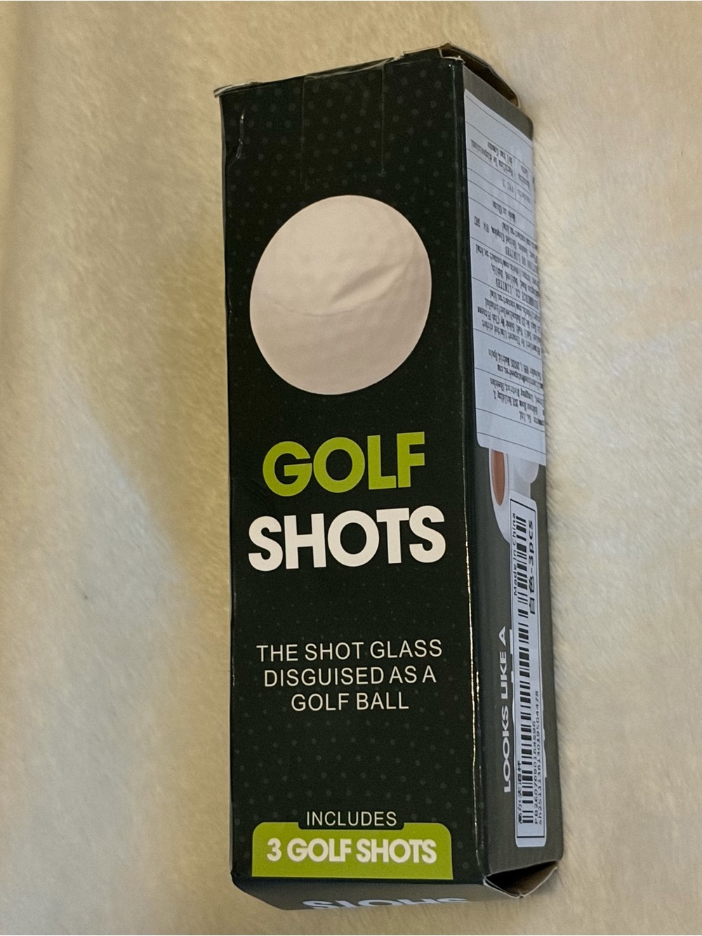 Golf Shots Shot Glasses Pack - Black/White/Green